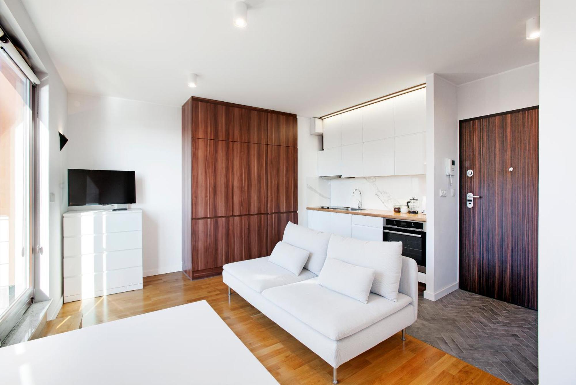 Marine Studio With Balcony And Parking By Tyzenhauz Danzig Exterior foto